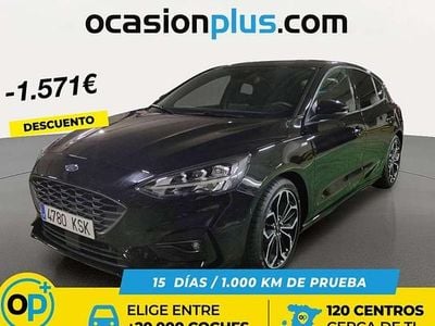 Usado Ford Focus ST-Line 125 CV (91 kW) 2018 Negro Utilitario