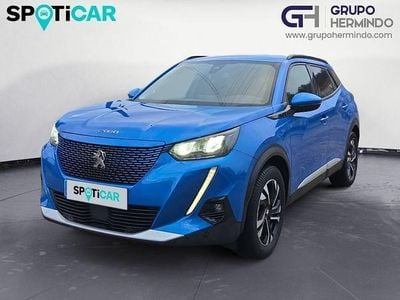 Usado Peugeot e-208 Allure 100 kW (136 CV) 2021 Azul Utilitario