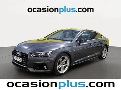 Usado Audi A5 Sportback S-Line 150 CV (110 kW) 2018 Gris Utilitario
