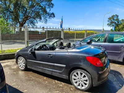 Begagnad Peugeot 207 CC Sport 110 HK (80 kW) 2008 Svart Cab