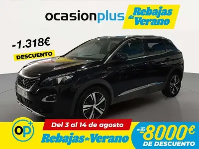 Usado Peugeot 3008 GT-line 131 CV (96 kW) 2020 Negro SUV