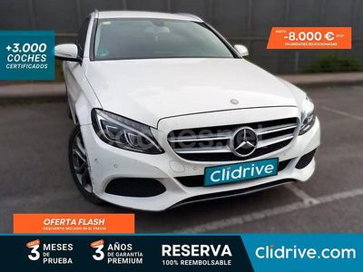 Usado Mercedes C220 170 CV (125 kW) 2015 Blanco Familiar