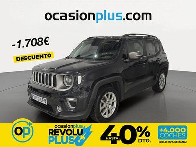 Usado Jeep Renegade Limited 150 CV (110 kW) 2020 Negro SUV