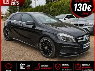 Occasion Mercedes A200 AMG line 136 PK (100 kW) 2014 Zwart Hatchback