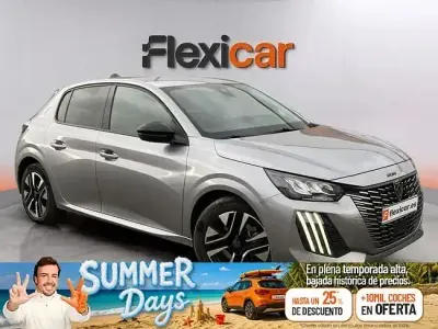 Usado Peugeot 208 Allure 100 CV (73 kW) 2025 Gris Utilitario