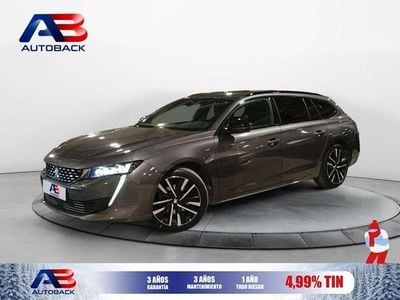 Usado Peugeot 508 SW GT 131 CV (96 kW) 2021 Gris Familiar