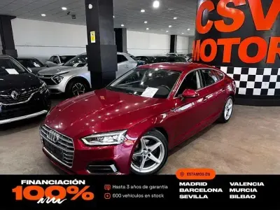 Begagnad Audi A5 Sportback Sport 190 HK (139 kW) 2019 Röd Halvkombi