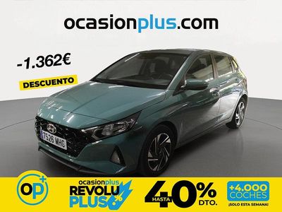 Usado Hyundai i20 100 CV (73 kW) 2023 Verde Utilitario