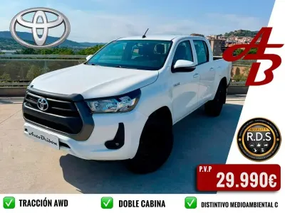 Usado Toyota HiLux 150 CV (110 kW) 2021 Blanco Pickup/Camioneta