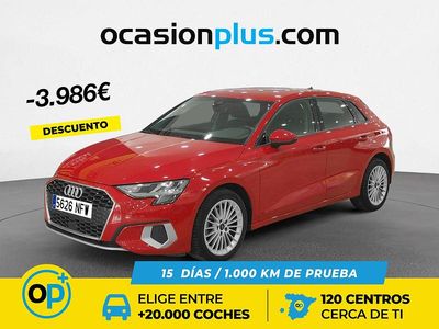 Rojo Usado 2023 Audi A3 Advanced Plus Berlina | 24.050 € (Precio justo)