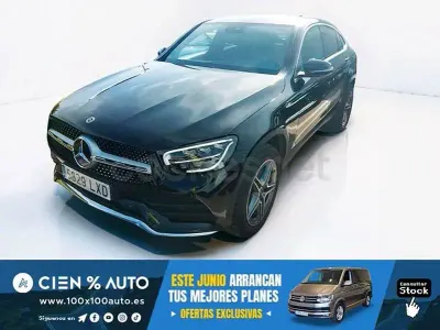 Usado Mercedes GLC300e 306 CV (225 kW) 2022 Negro Coupe