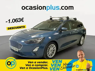 Używany Ford Focus Titanium 125 KM (91 kW) 2019 Niebieski Kombi