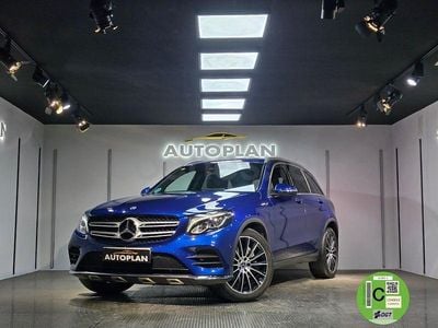 Usado Mercedes GLC220 170 CV (125 kW) 2018 Azul SUV
