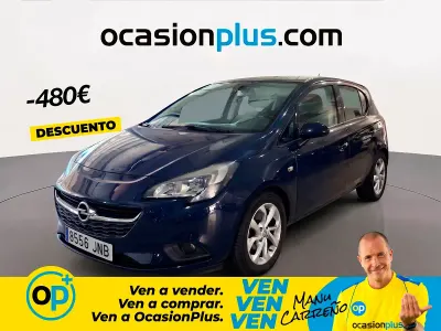 Usado Opel Corsa Selective 95 CV (69 kW) 2016 Negro Utilitario