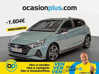 Usado Hyundai i20 N Line 79 CV (58 kW) 2024 Verde Utilitario