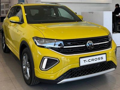 Amarillo Usado 2024 VW T-Cross R-line SUV | 32.690 €
