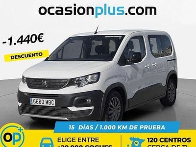 Usado Peugeot Rifter Active 102 CV (75 kW) 2022 Blanco Monovolumen
