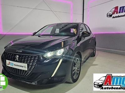 Usado Peugeot 208 Active 102 CV (75 kW) 2022 Negro Utilitario