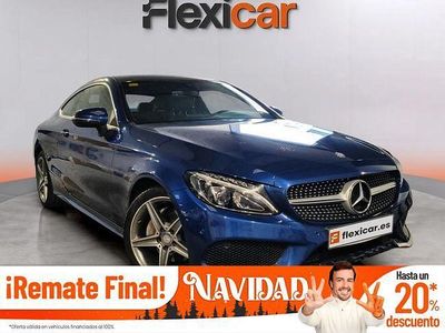Azul Usado 2016 Mercedes C220 Coupe | 24.490 € (Precio justo)