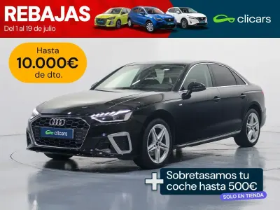 Usado Audi A4 S-Line 136 CV (100 kW) 2021 Negro Berlina