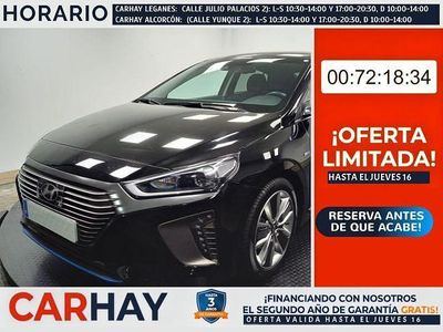 Usado Hyundai Ioniq 141 CV (103 kW) 2019 Negro Utilitario