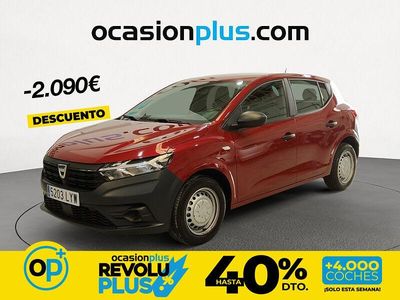 Usado Dacia Sandero Acces 67 CV (49 kW) 2022 Rojo Berlina