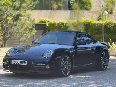 Usado Porsche 911 Turbo S Cabriolet 530 CV (389 kW) 2011 Negro Descapotable