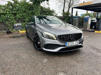 Usado Mercedes A200 AMG line 136 CV (100 kW) 2016 Gris / plata Berlina