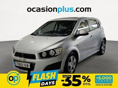 Usado Chevrolet Aveo LT 95 CV (69 kW) 2013 Gris plata Utilitario