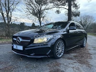 Negro Usado 2015 Mercedes CLA220 Shooting Brake AMG line Familiar | 19.990 € (Precio justo)