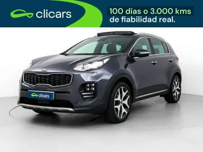 Usado Kia Sportage GT-Line 136 CV (100 kW) 2018 Gris SUV