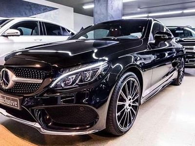 Negro Usado 2016 Mercedes C300 AMG line Coupe | 24.900 € (Precio justo)
