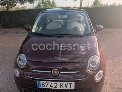 Usado Fiat 500 Lounge 69 CV (50 kW) 2019 Granate Berlina