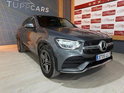 Usado Mercedes GLC300e 306 CV (225 kW) 2021 Gris / plata Coupe