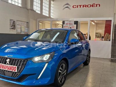 Usado Peugeot 208 Allure 100 CV (73 kW) 2020 Azul Utilitario