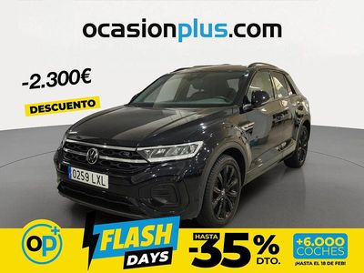 Usado VW T-Roc R-line 150 CV (110 kW) 2022 Negro SUV