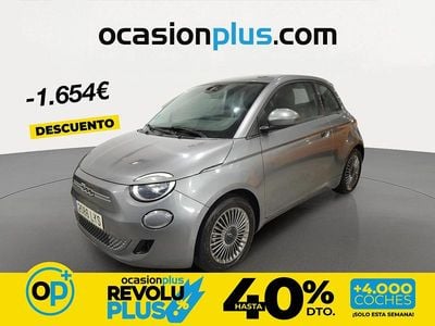 Usado Fiat 500e Icon 86 kW (118 CV) 2022 Gris Utilitario