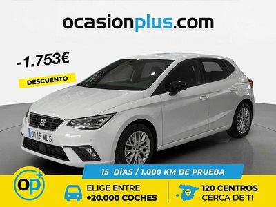 Usado Seat Ibiza FR 110 CV (80 kW) 2023 Blanco Utilitario
