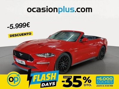 Usado Ford Mustang GT Convertible 450 CV (330 kW) 2022 Rojo Descapotable