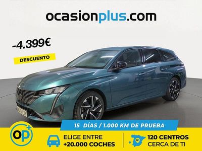 Usado Peugeot 308 Allure 130 CV (95 kW) 2022 Azul Familiar