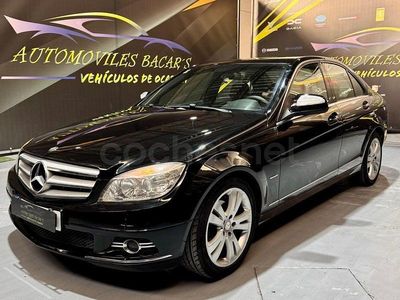 Usado Mercedes C200 Avantgarde 136 CV (100 kW) 2008 Negro Berlina