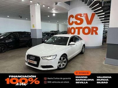 Usado Audi A6 Advanced 177 CV (130 kW) 2014 Blanco Berlina