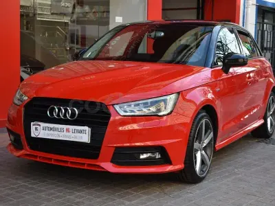 Brugt Audi A1 Sportback Design 90 HK (66 kW) 2016 Rød Hatchback
