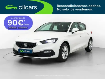 Usado Seat Leon Reference 90 CV (66 kW) 2022 Blanco Berlina