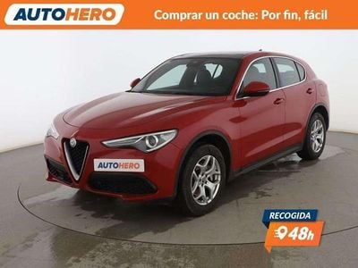 Rojo Usado 2019 Alfa Romeo Stelvio Lusso SUV | 26.399 € (Precio justo)