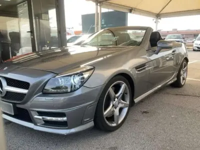 Usado Mercedes SLK250 AMG line 204 CV (150 kW) 2013 Gris Descapotable