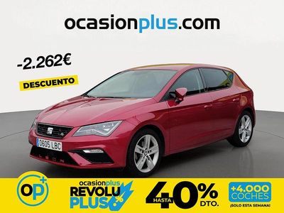 Usado Seat Leon FR 150 CV (110 kW) 2019 Rojo Berlina