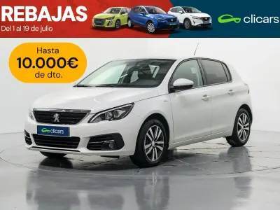 Usado Peugeot 308 Style 130 CV (95 kW) 2021 Blanco Berlina