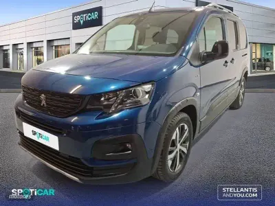 Usado Peugeot Rifter GT 130 CV (95 kW) 2022 Azul Monovolumen