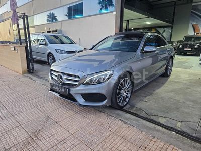 Gris / plata Usado 2015 Mercedes C220 AMG line Berlina | 20.490 € (Un poco caro)